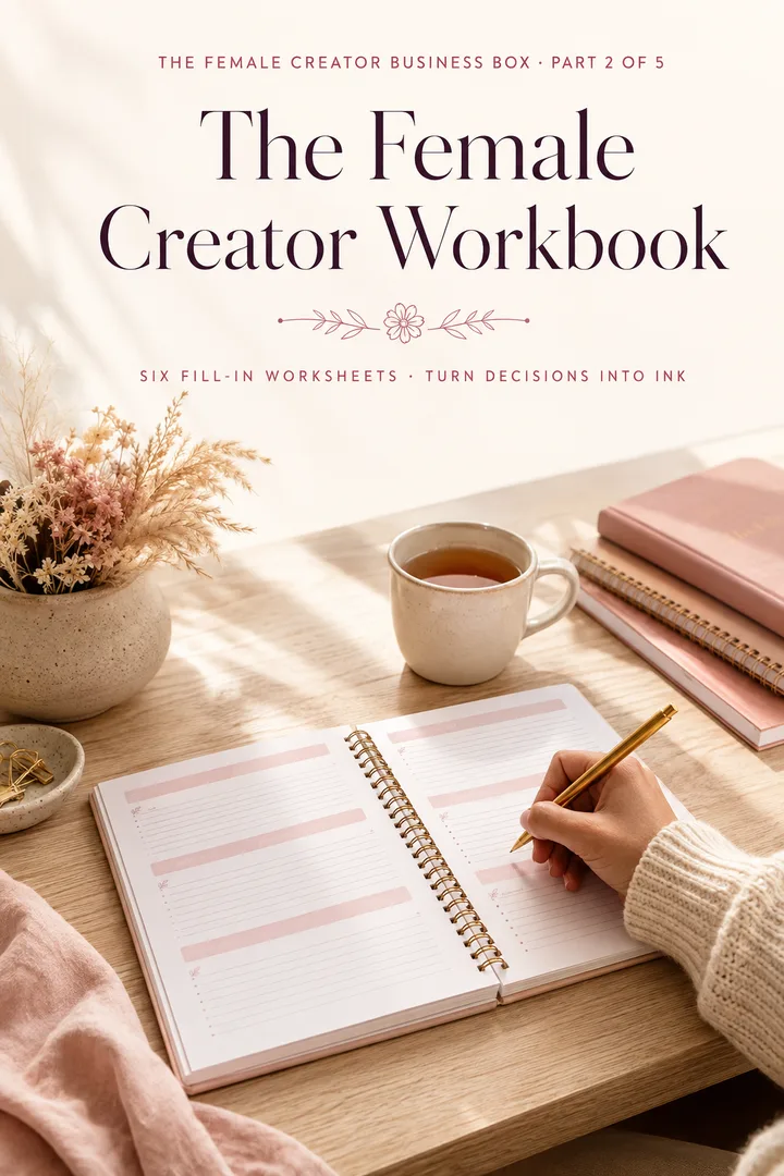 The Female Creator Workbook — cover