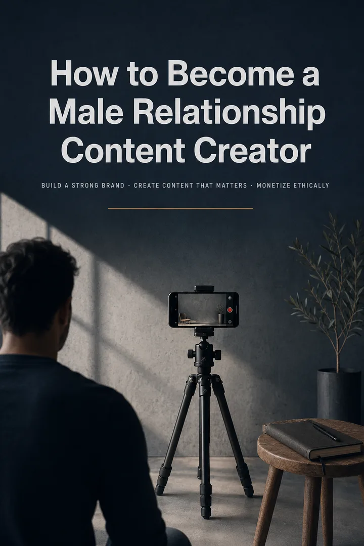 How to Become a Male Relationship Content Creator — cover