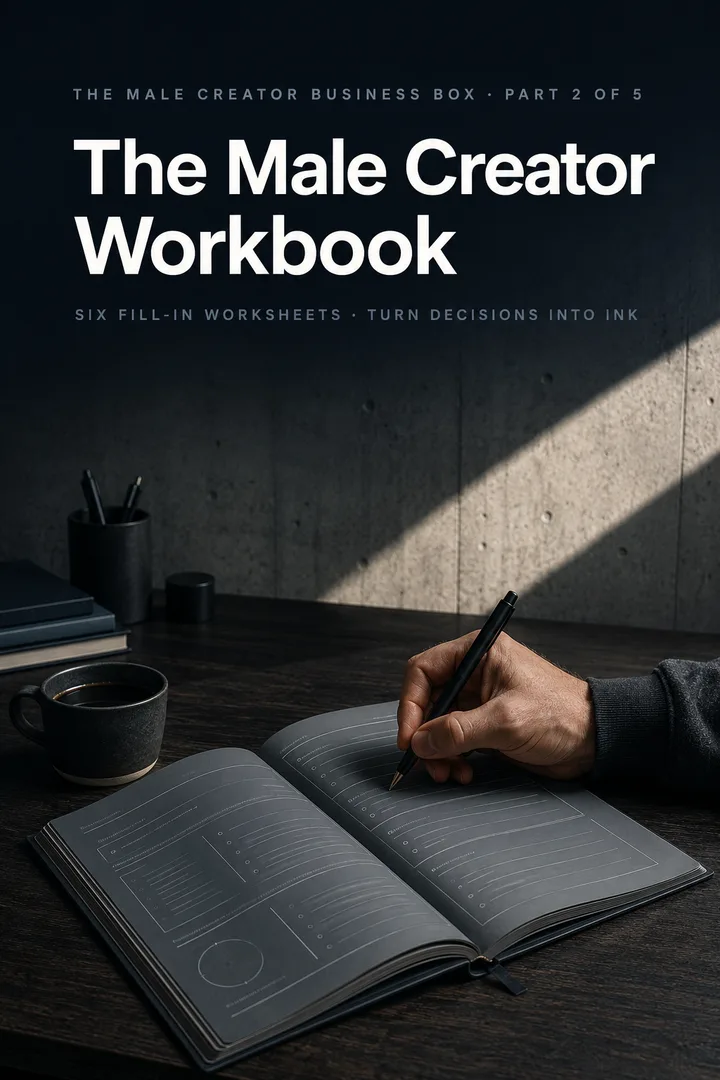 The Male Creator Workbook — cover